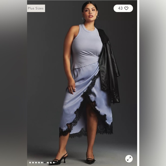 Anthropologie The Keeley Twofer Midi Dress - Picture 2 of 13